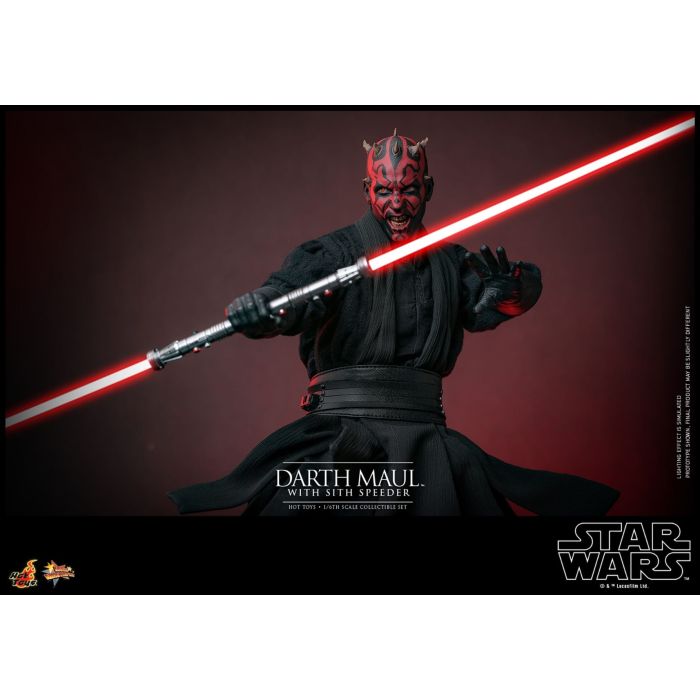 Darth Maul with Sith Speeder 1:6 Scale Figure Set - Hot Toys - Star Wars: The Phantom Menace