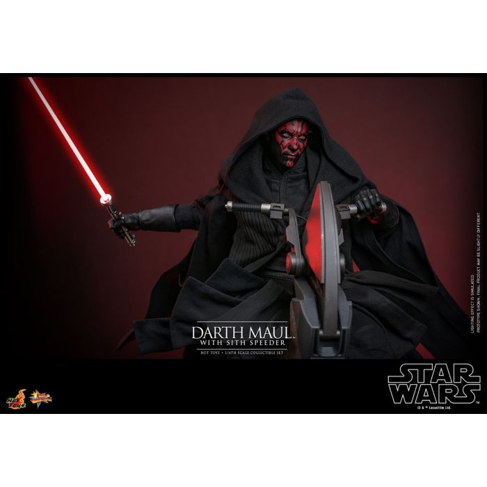 Darth Maul with Sith Speeder 1:6 Scale Figure Set - Hot Toys - Star Wars: The Phantom Menace