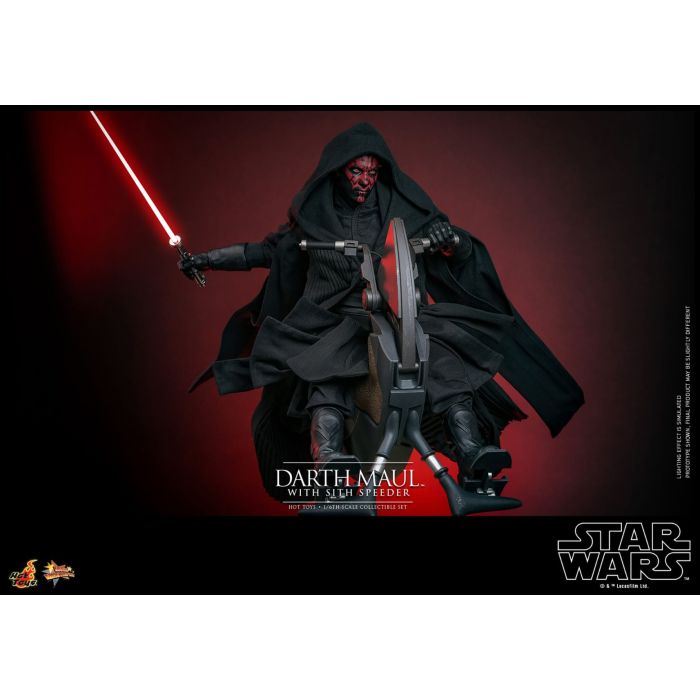 Darth Maul with Sith Speeder 1:6 Scale Figure Set - Hot Toys - Star Wars: The Phantom Menace