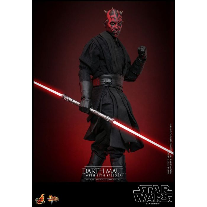 Darth Maul with Sith Speeder 1:6 Scale Figure Set - Hot Toys - Star Wars: The Phantom Menace