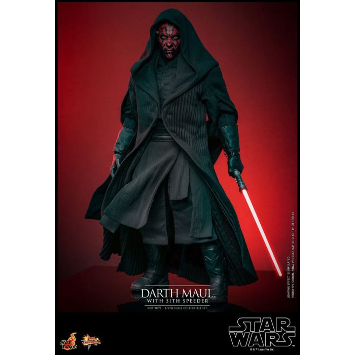 Darth Maul with Sith Speeder 1:6 Scale Figure Set - Hot Toys - Star Wars: The Phantom Menace