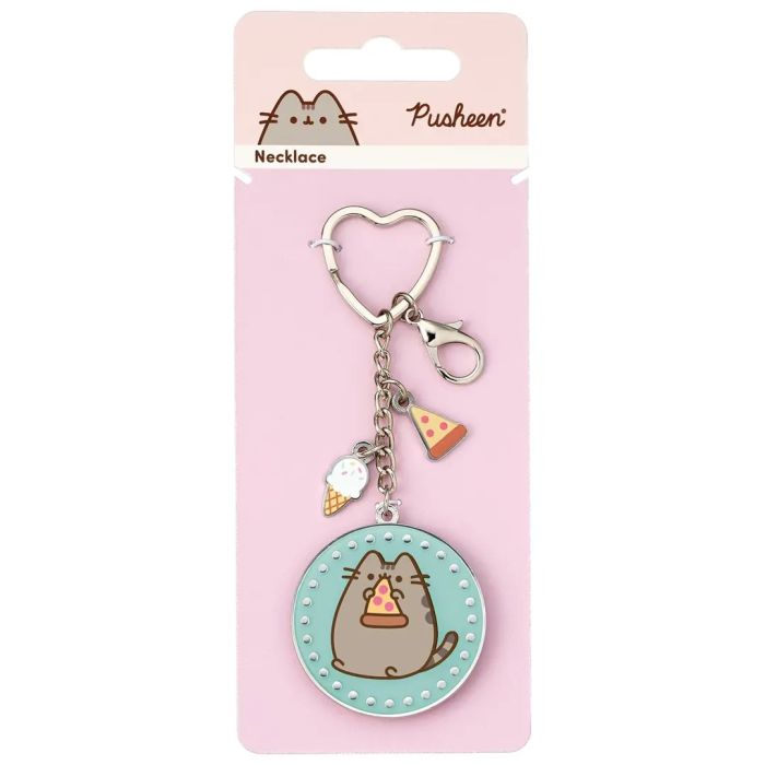 Pusheen the Cat with Pizza Keychain - Pusheen