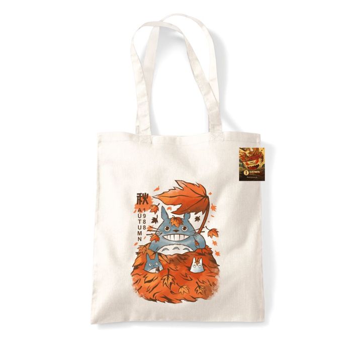 My Neighbour Totoro (Autumn) - Pyramid & Ilustrata - Tote Bag / Stoffen Tas