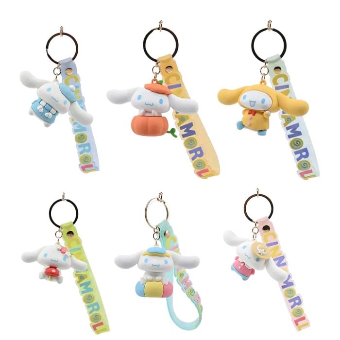 Four Seasons Series Keychain with Hand Strap - Yume - Cinnamoroll