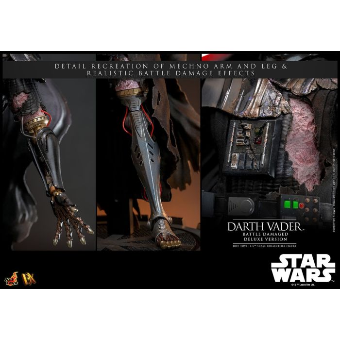 Darth Vader (Battle Damaged) 1:6 Scale Deluxe Figure - Hot Toys - Star Wars