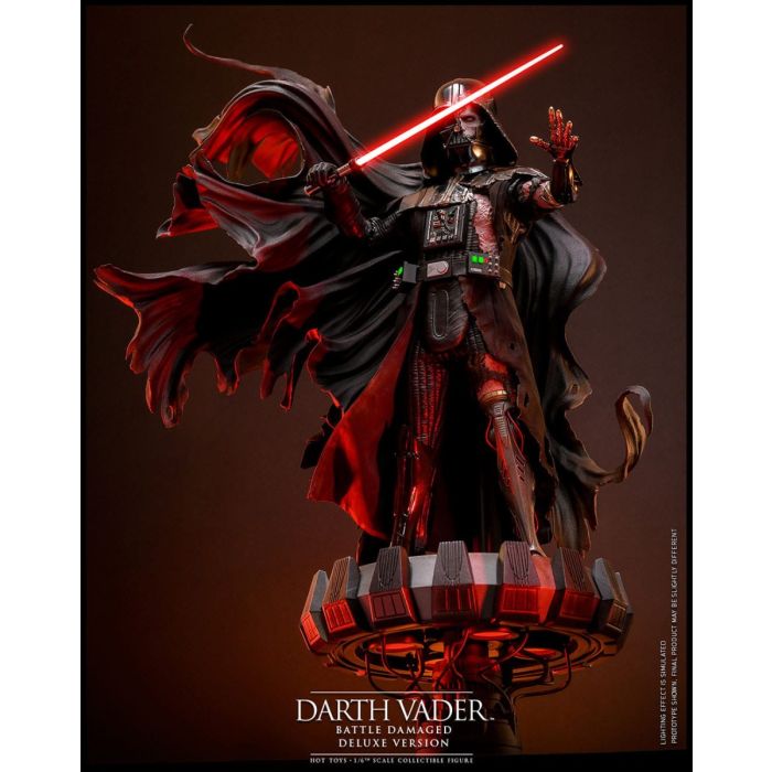 Darth Vader (Battle Damaged) 1:6 Scale Deluxe Figure - Hot Toys - Star Wars