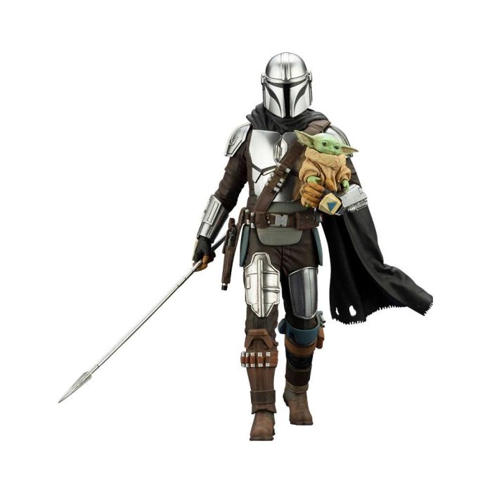 The Mandalorian - Mandalorian & Grogu ARTFX PVC Statue