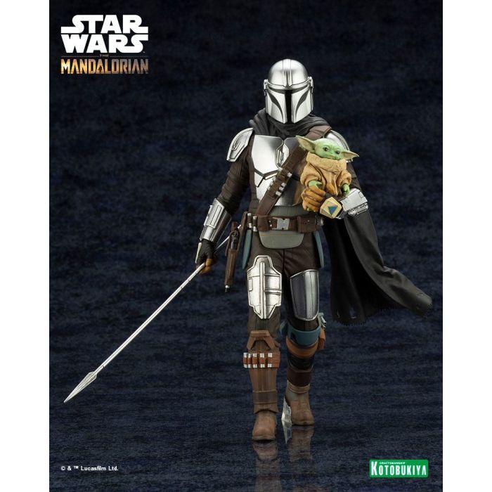 The Mandalorian - Mandalorian & Grogu ARTFX PVC Statue