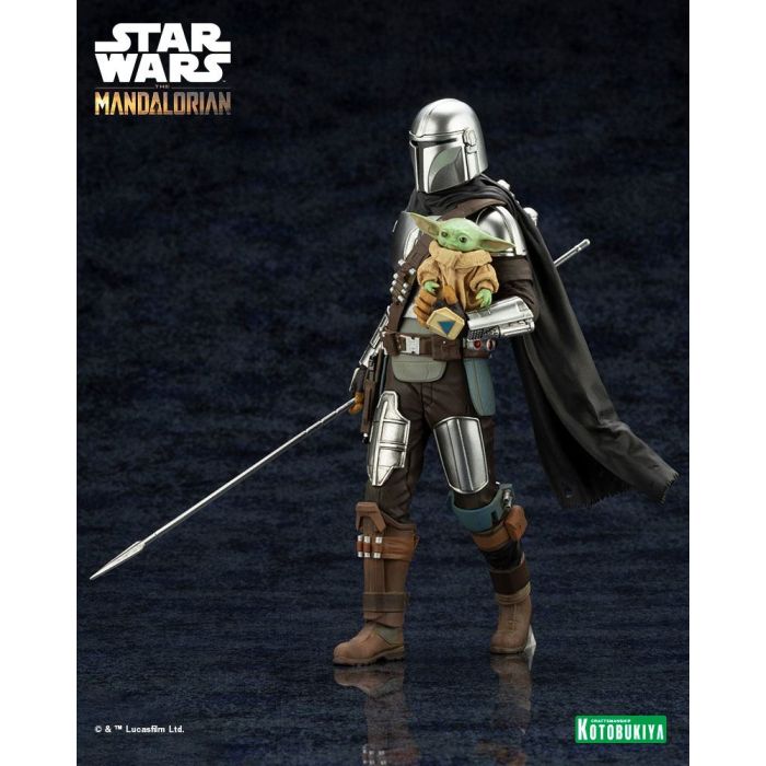 The Mandalorian - Mandalorian & Grogu ARTFX PVC Statue