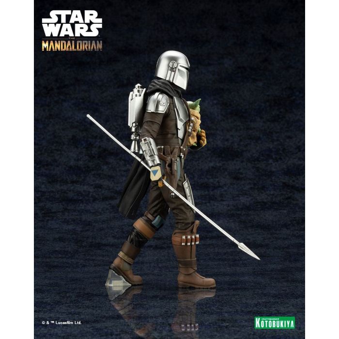 The Mandalorian - Mandalorian & Grogu ARTFX PVC Statue